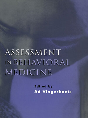 cover image of Assessment in Behavioral Medicine